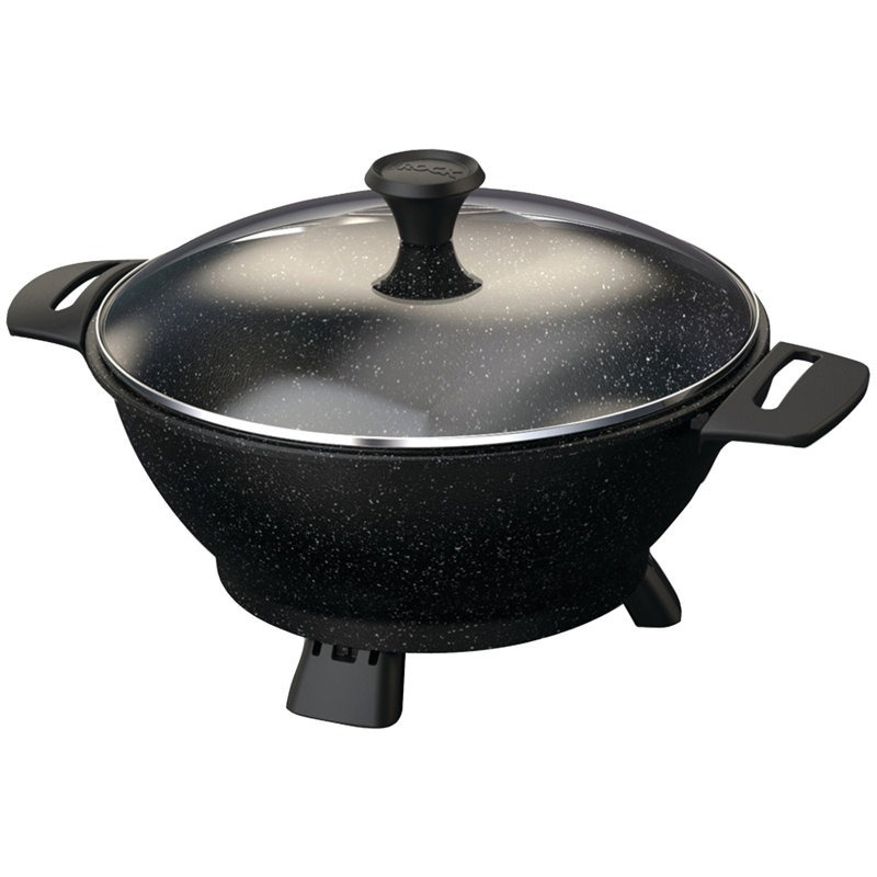 Starfrit The Rock 14.4" Electric MultiPot NonStick Aluminum Wok with